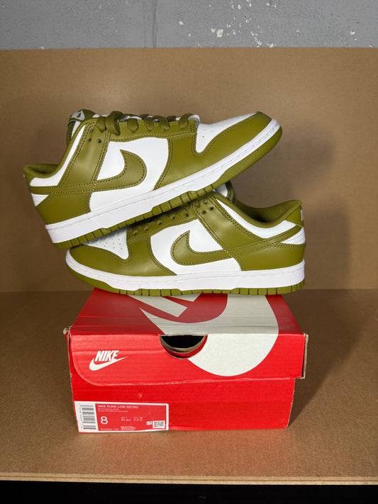 Nike dunk low (olive) tried on uk 7
