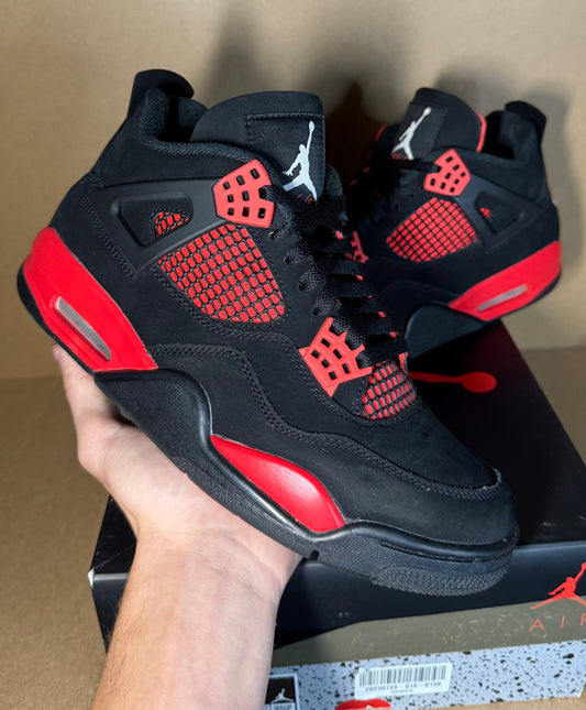 Jordan 4 (Red Thunder) pre loved uk 7