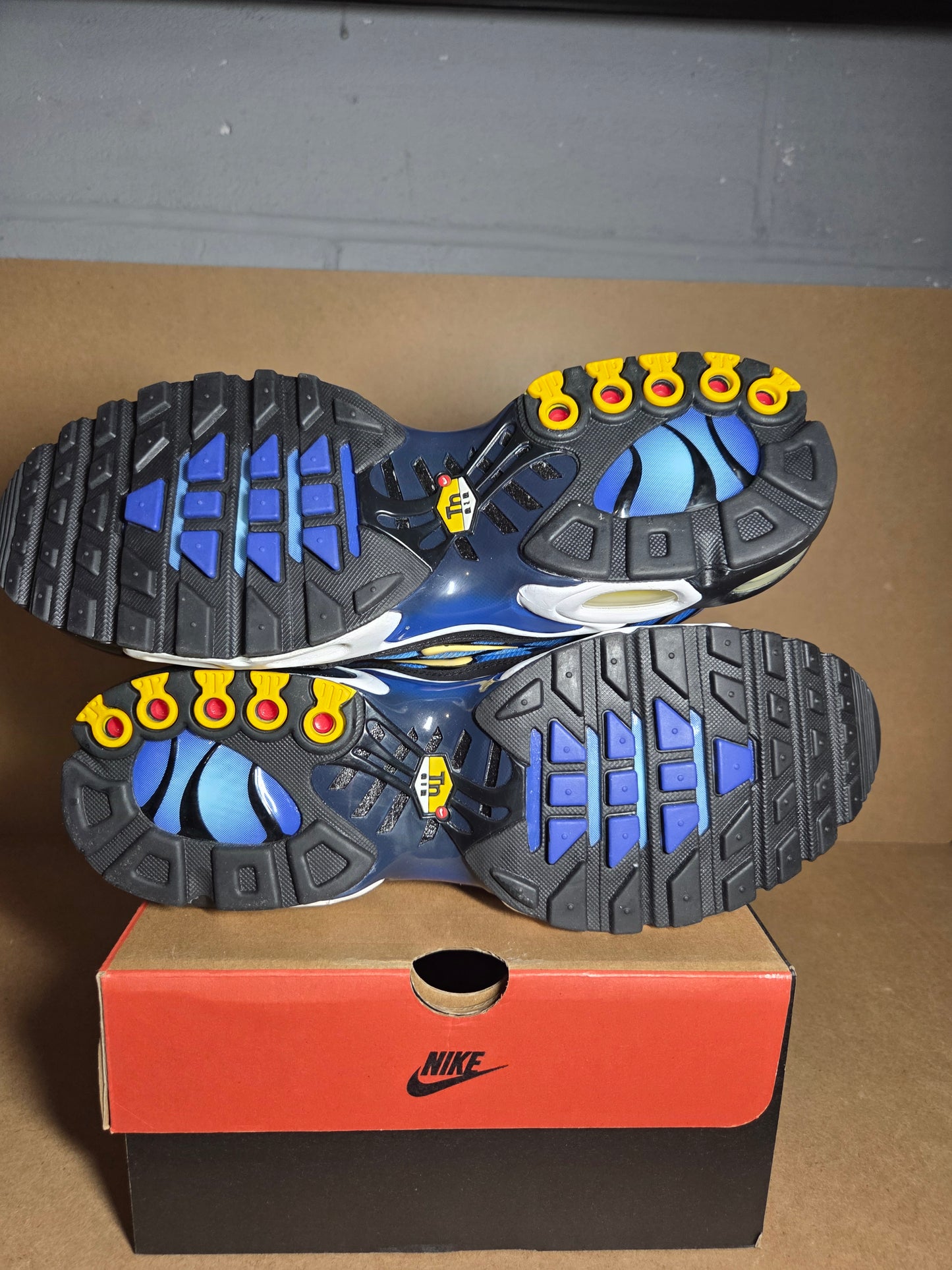 NIKE AIR MAX PLUS OG Black/Chamois-Sky Blue