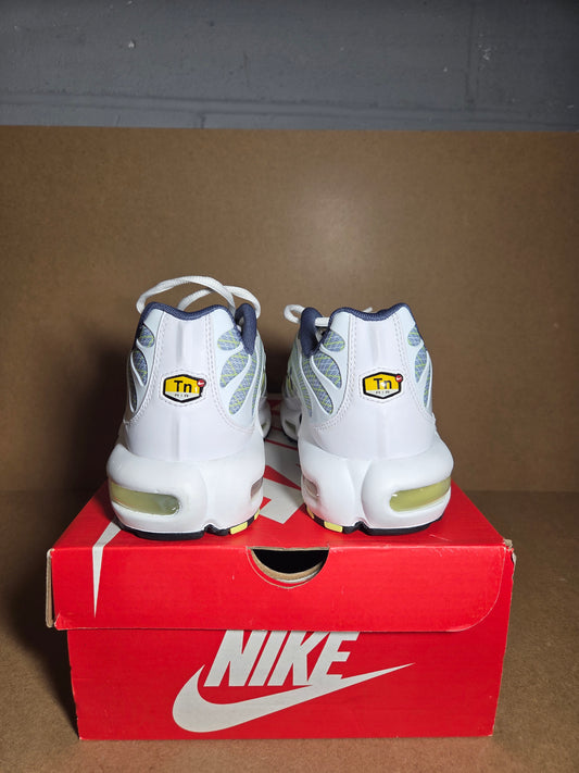 NIKE AIR MAX PLUS Pebble Grey/Lime-Steel-White